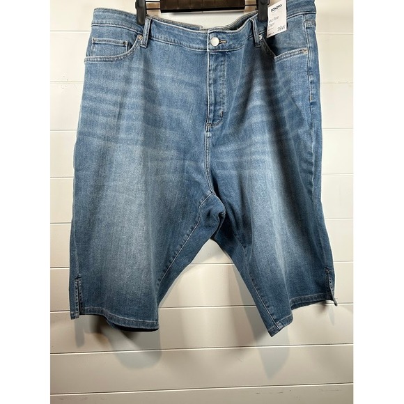 Sonoma Goods For Life Denim - Sonoma Goods For Life Mid Rise Capri Jeans Light Wash Blue Super Stretch 28W NEW